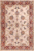 Rug Cream Red 5929