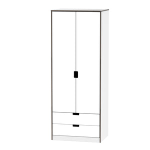 081 2 Drawer Wardrobe