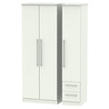 Tall Triple Plain + Drawer Robe