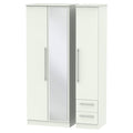 Tall Triple Mirror + Drawer Robe