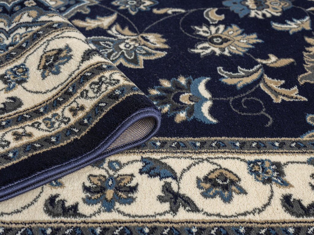 Sherborne Traditional Navy Rug