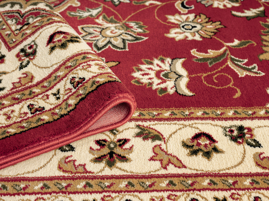 Sherborne Traditional Red Rug