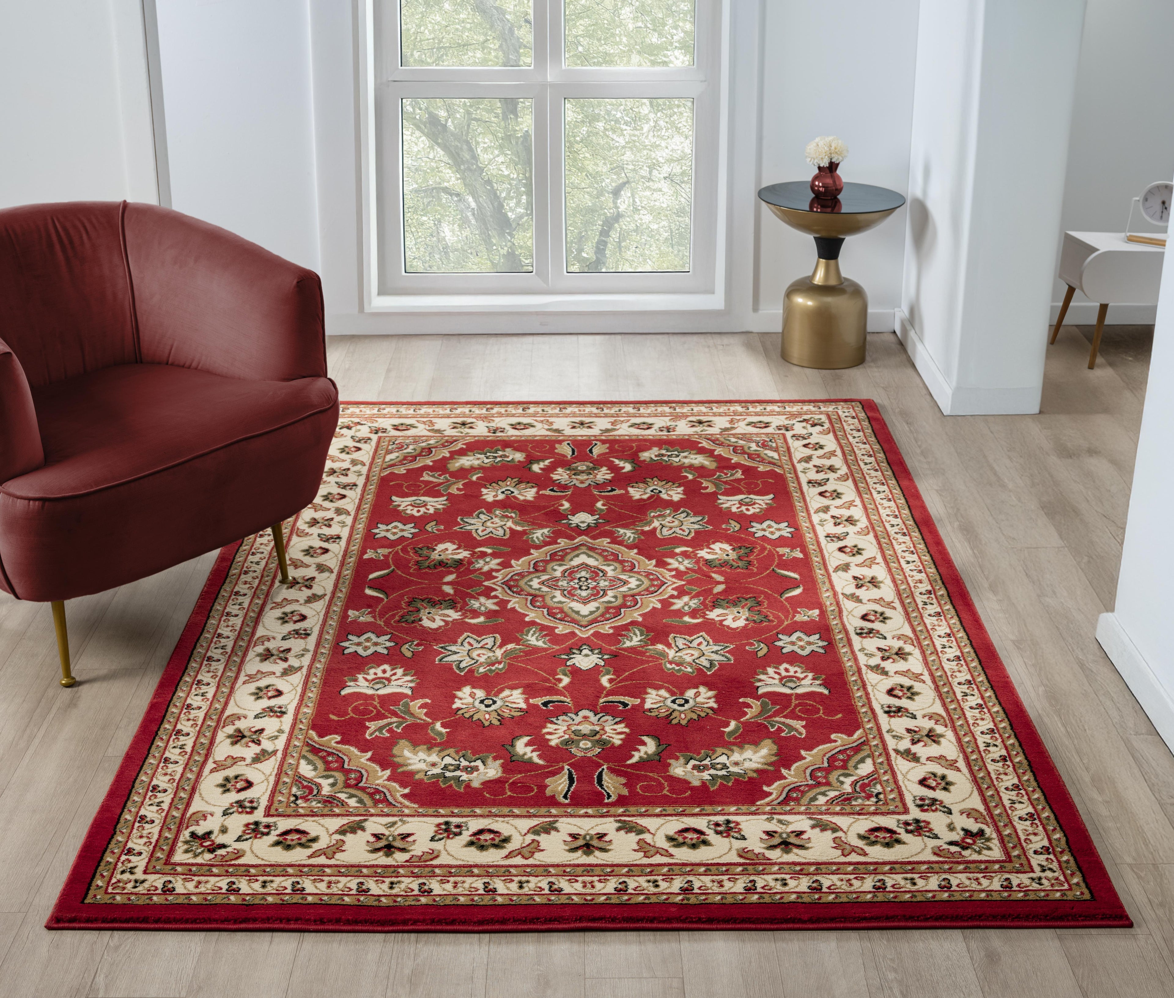 Sherborne Traditional Terracotta Rug