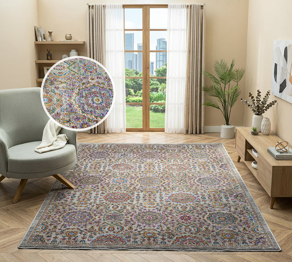 Sojourn Drum Multi Rug