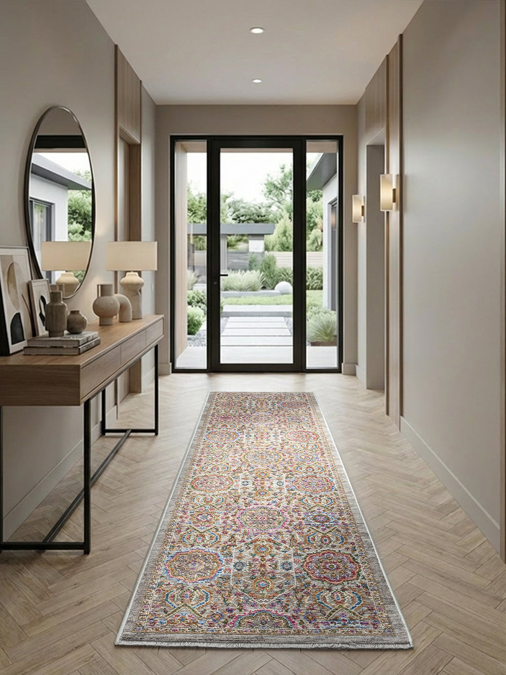 Sojourn Drum Multi Rug