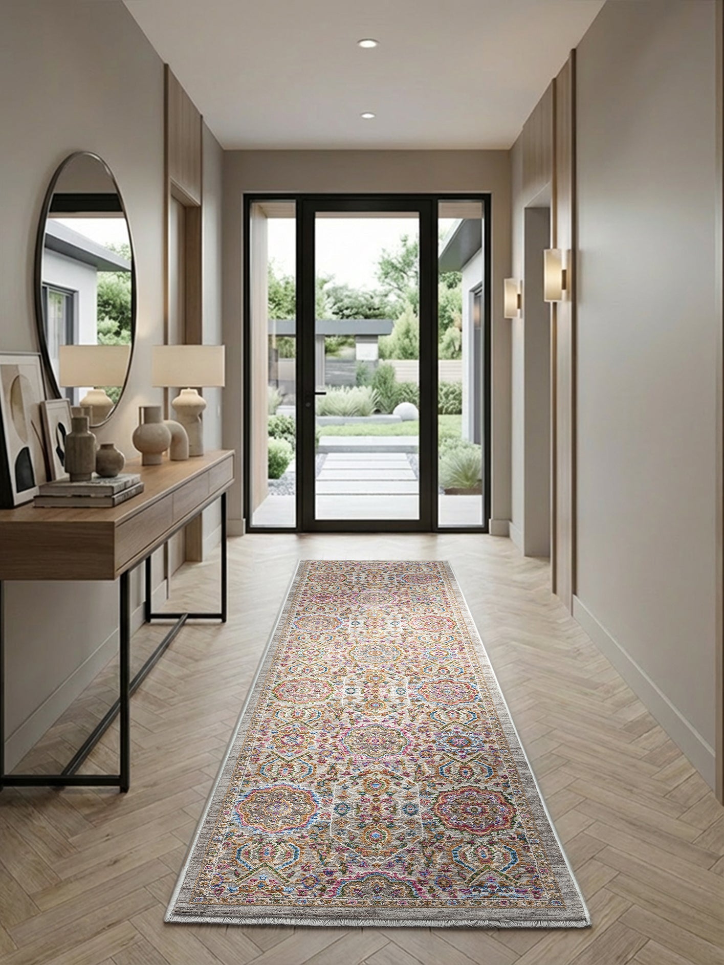 Sojourn Drum Multi Rug