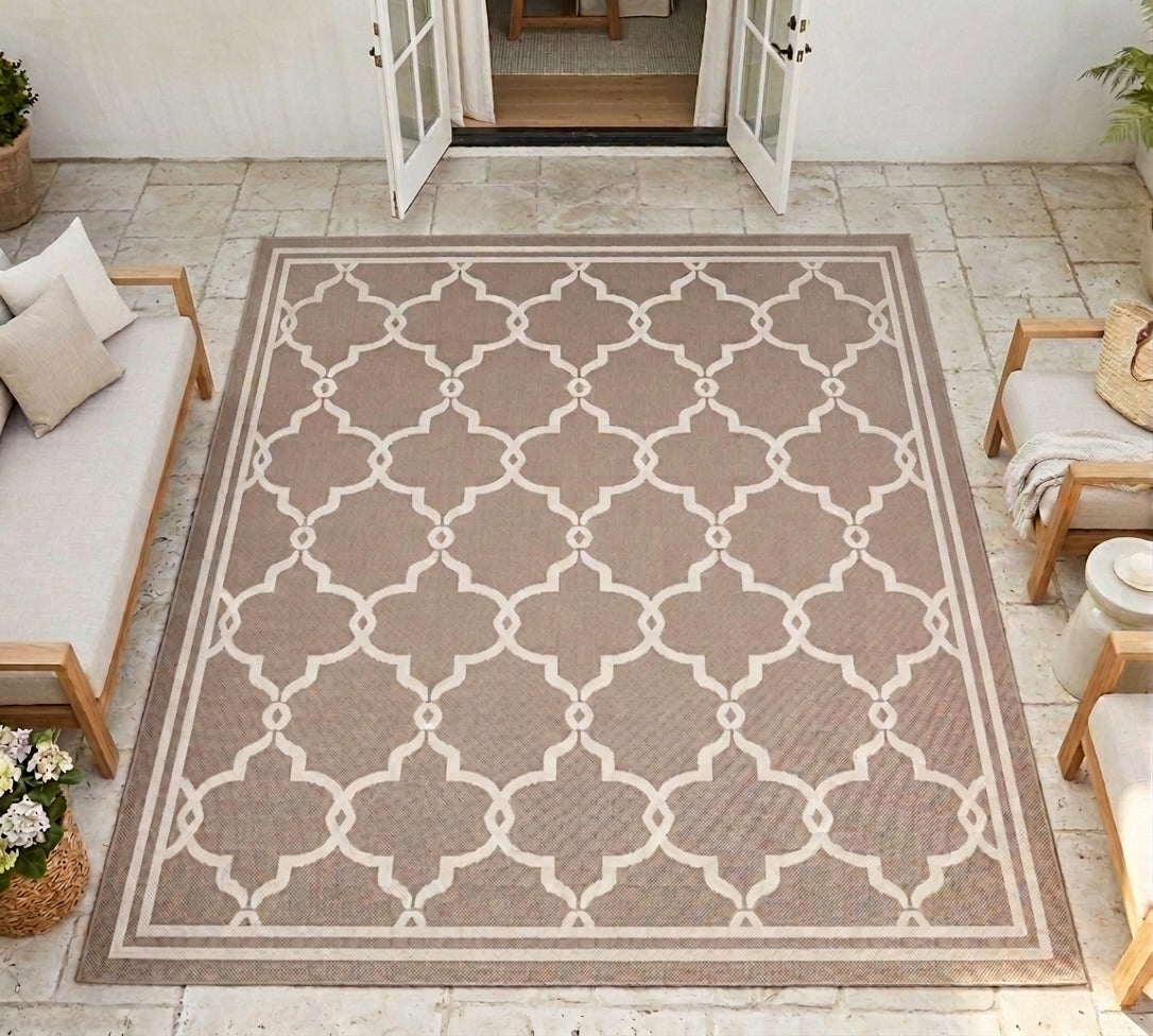 Terrace Spanish Tile Natural Rug