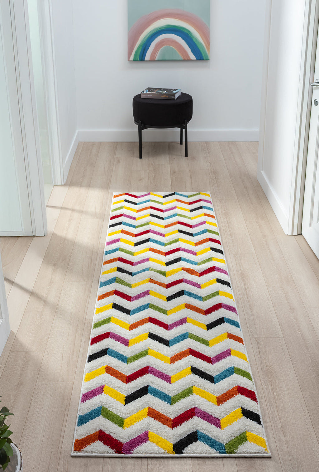 Spectra Carved Coral Multi Rug