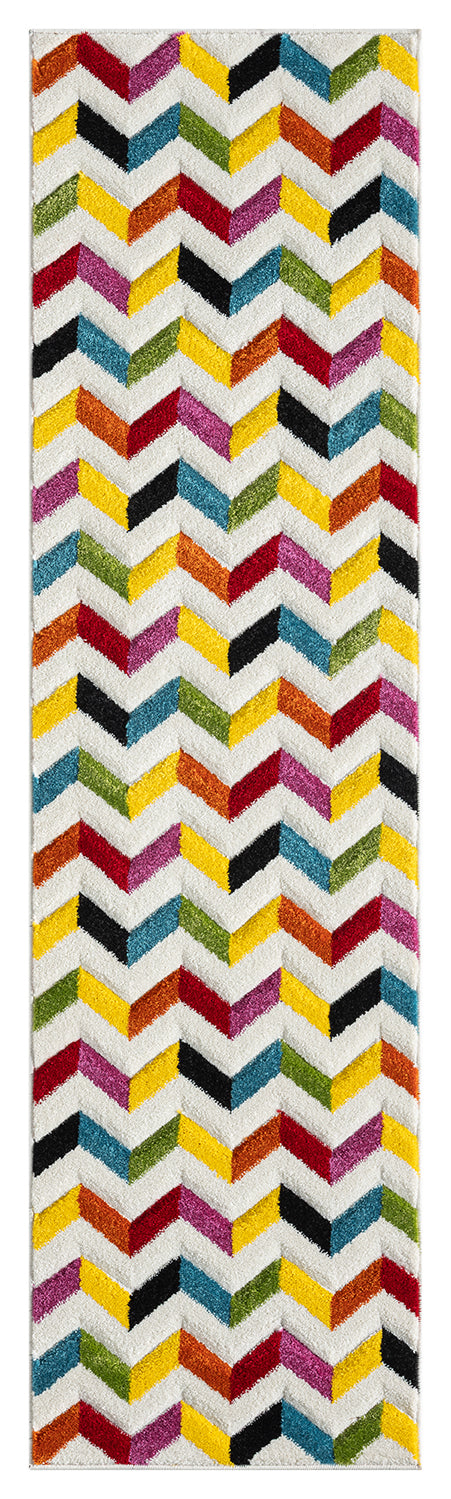 Spectra Carved Coral Multi Rug