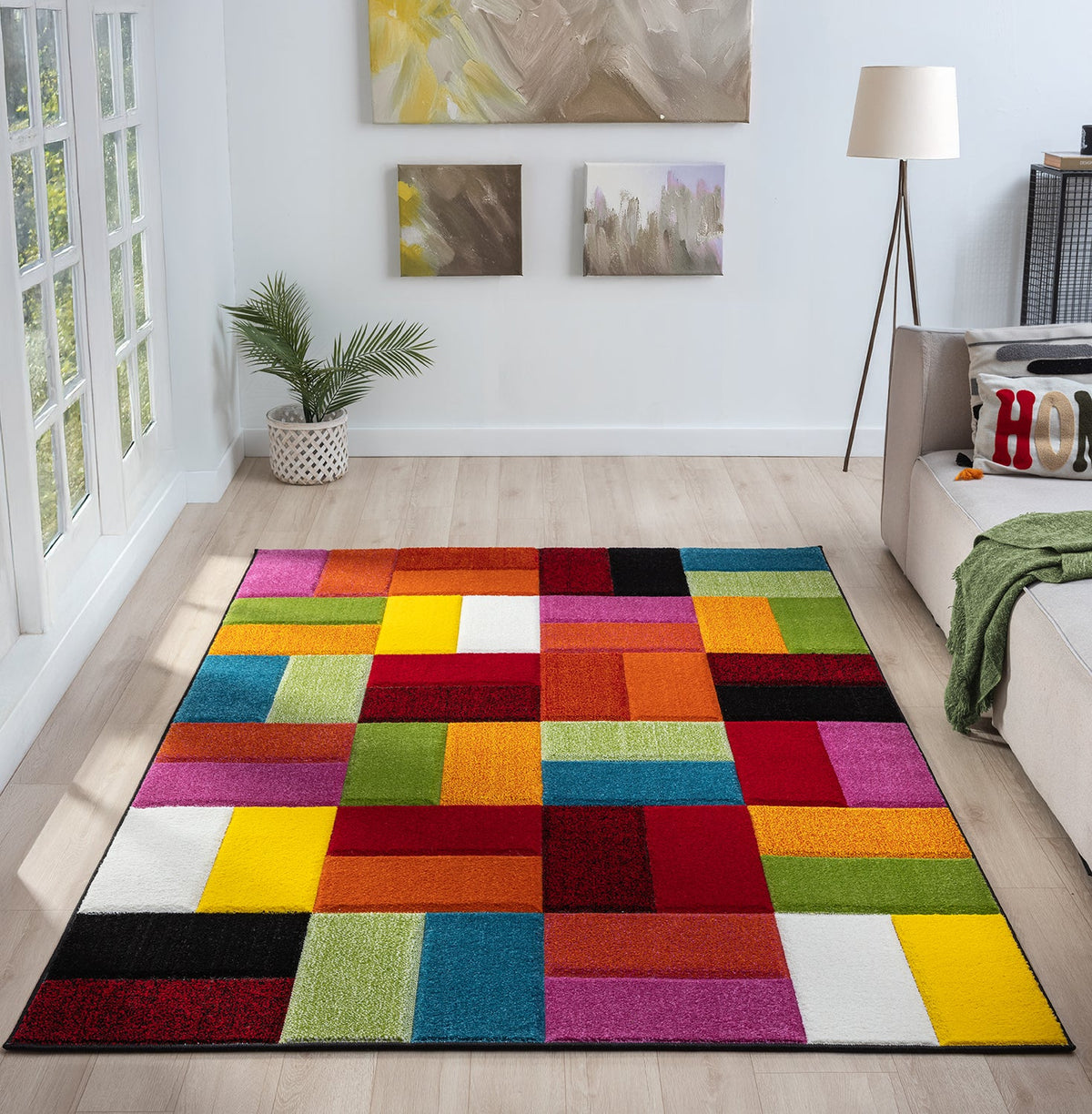 Spectra Carved Largo Multi Rug