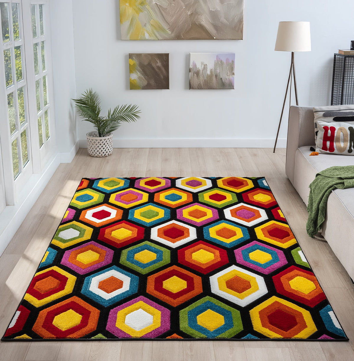 Spectra Carved Marco Multi Rug