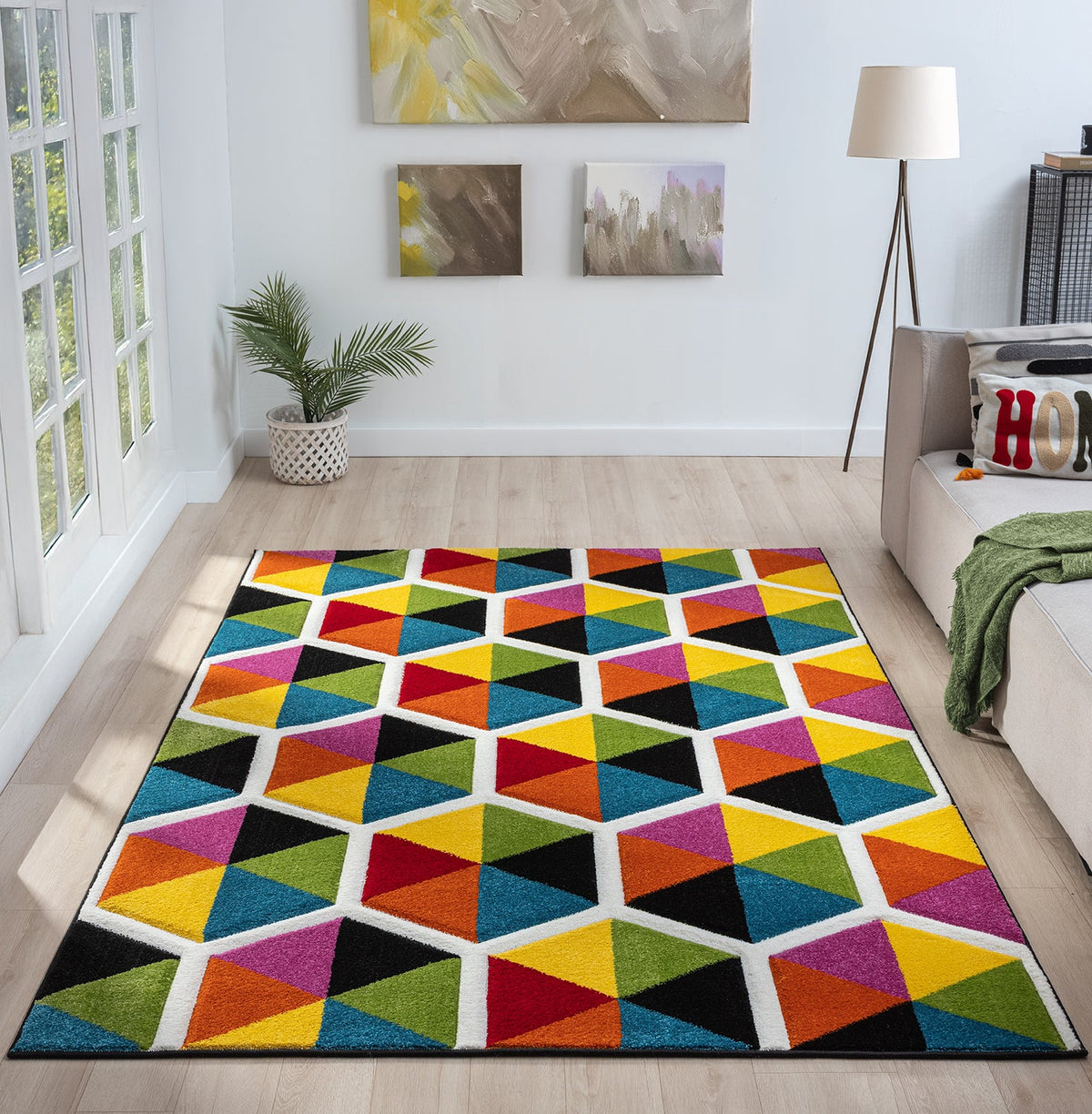 Spectra Carved Sanibel Multi Rug