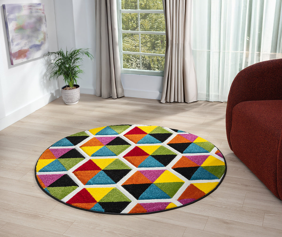 Spectra Carved Sanibel Multi Rug