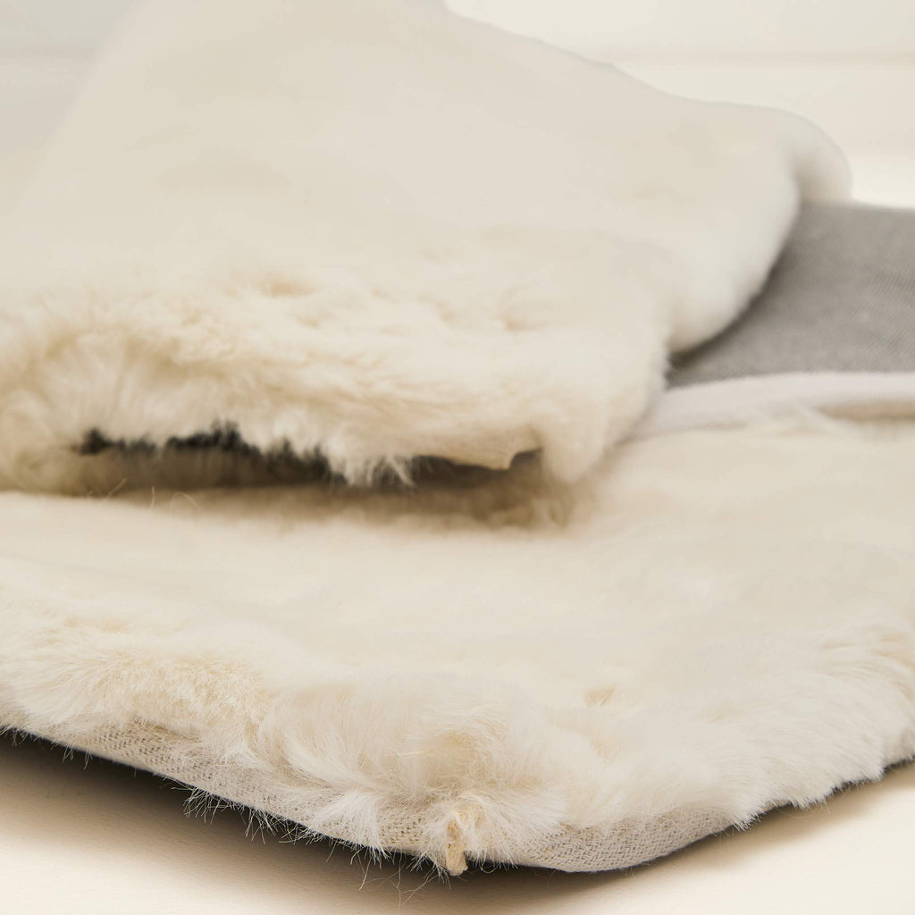 Super Luxe Faux Fur Ivory Rug