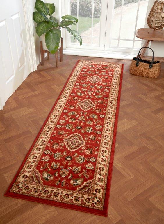 Sherborne Traditional Terracotta Rug