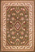 Sherborne Traditional Green Rug