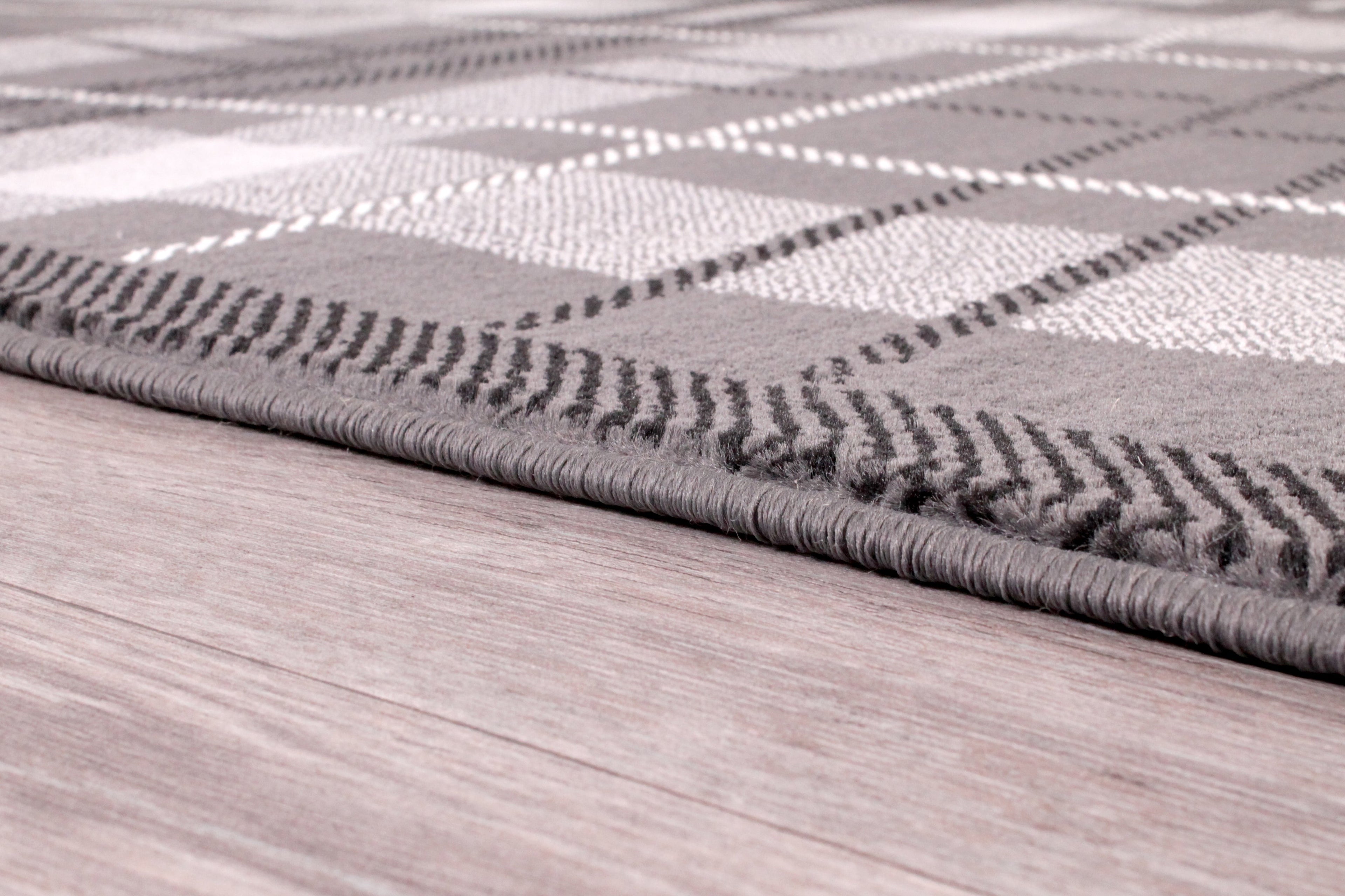 Tartan Check Grey Rug