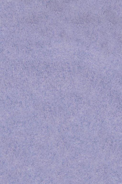 Tipped Luxe Fur Plain Blue Rug