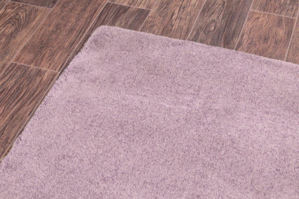 Tipped Luxe Fur Plain Amethyst Rug