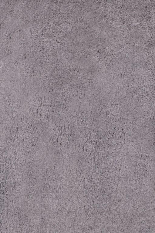Tipped Luxe Fur Plain Grey Rug