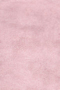 Tipped Luxe Fur Plain Pink Rug