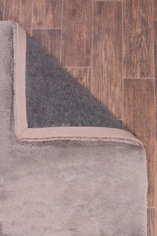 Tipped Luxe Fur Plain Mink Rug
