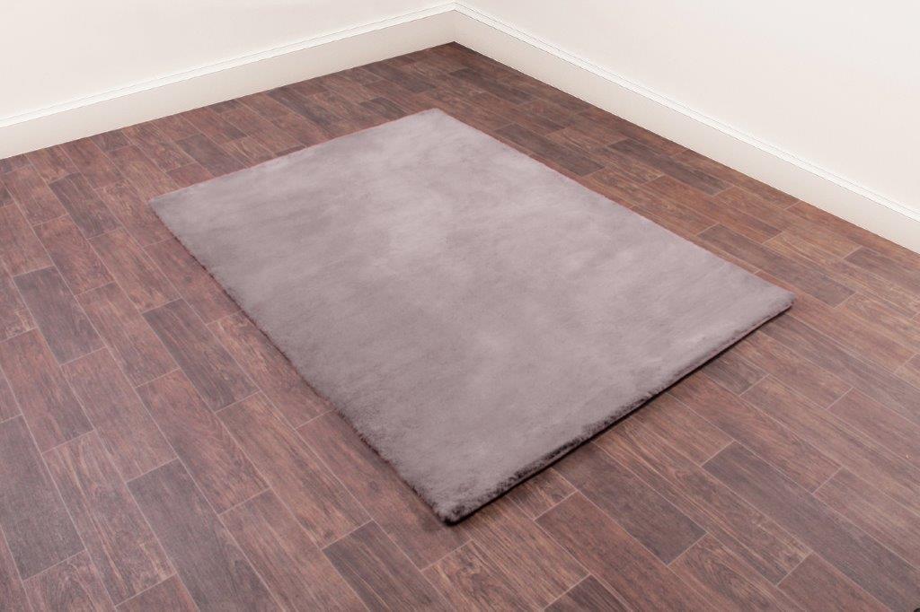 Tipped Luxe Fur Plain Mink Rug