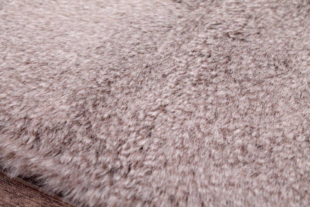 Tipped Luxe Fur Plain Mink Rug