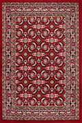Traditional Poly Esta Red Rug