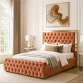 Upholstered Mirror Bed