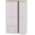 Tall Triple 2 Drawer Robe