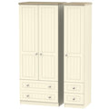 Triple 2 Drawer + Drawer Robe