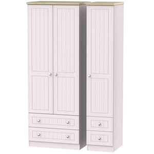 Tall Triple 2 Drawer + Drawer Robe
