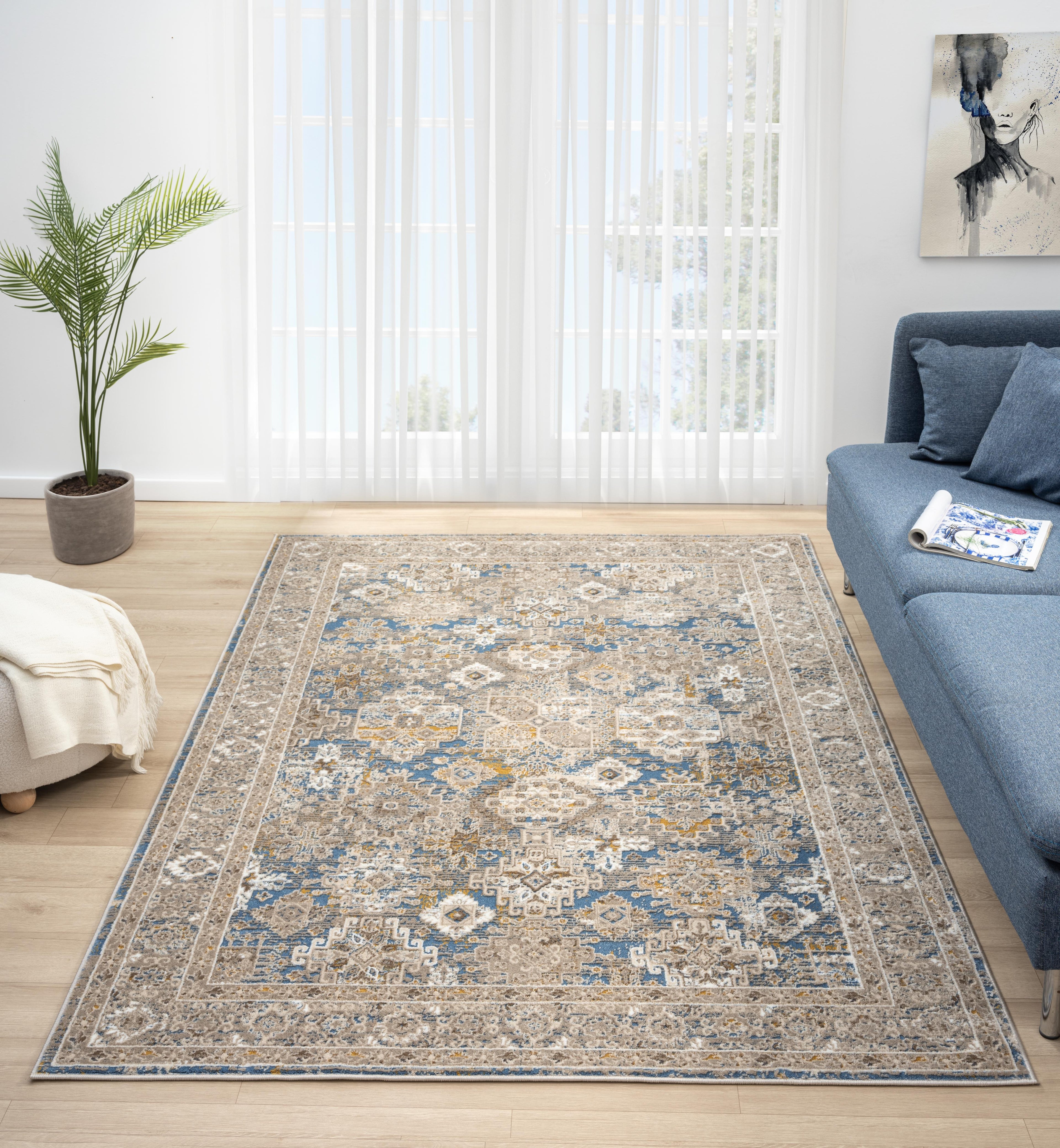 Vintage 550Ag Blue Rug