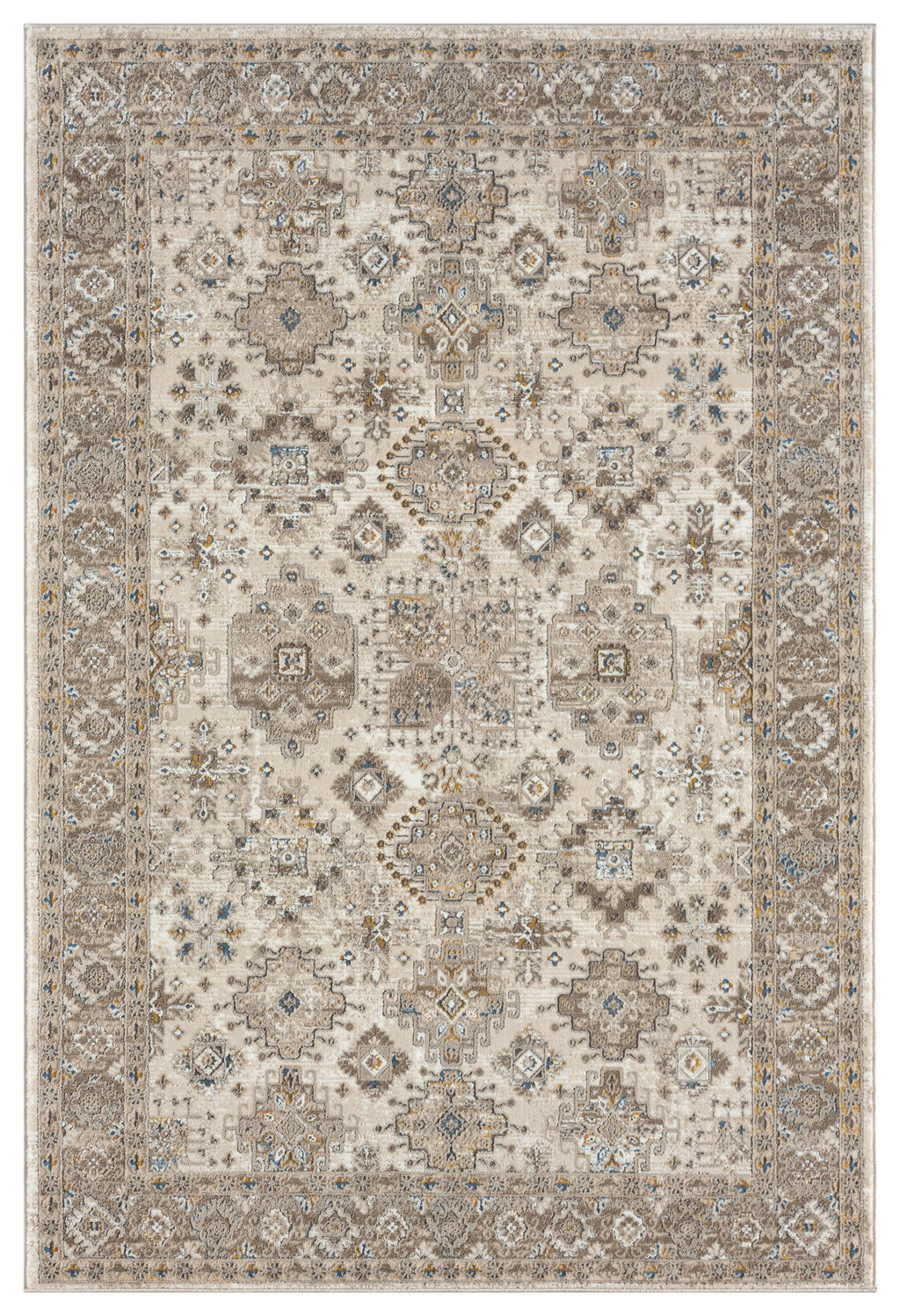 Vintage 550Aq Cream / Brown Rug