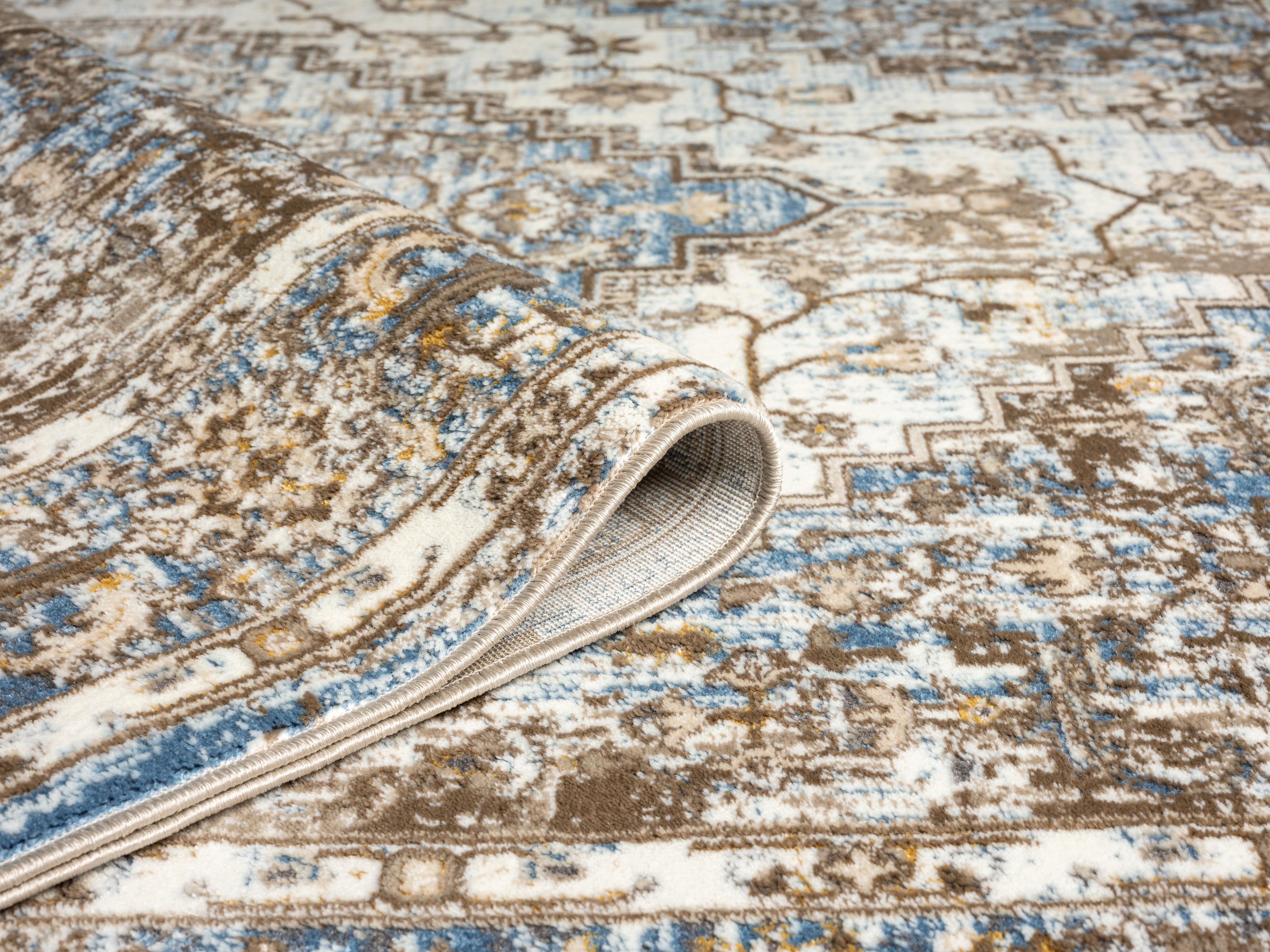 Vintage 552Ag Blue / Anthra Rug