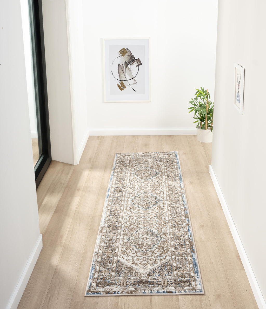 Vintage 552Ag Blue / Anthra Rug