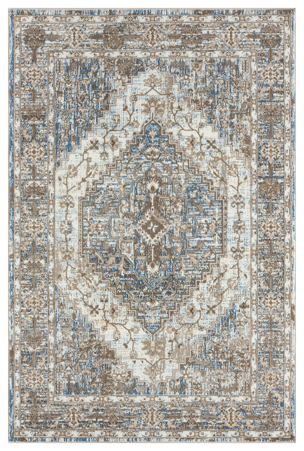 Vintage 552Ag Blue / Anthra Rug