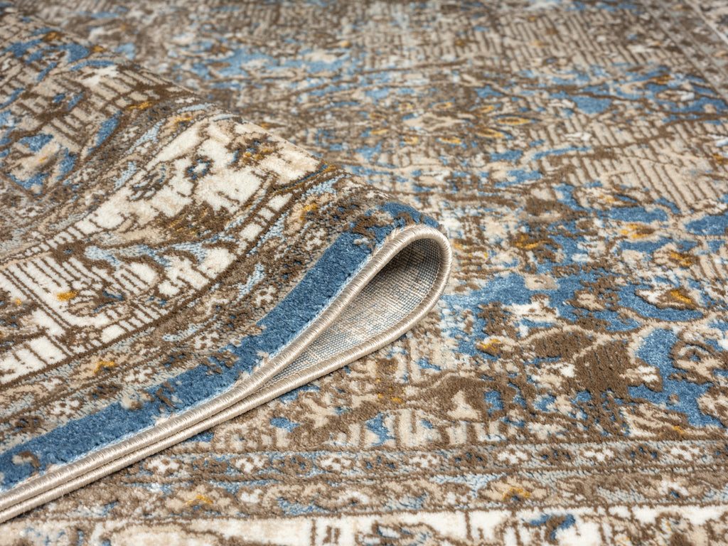 Vintage 553A2 Blue Rug