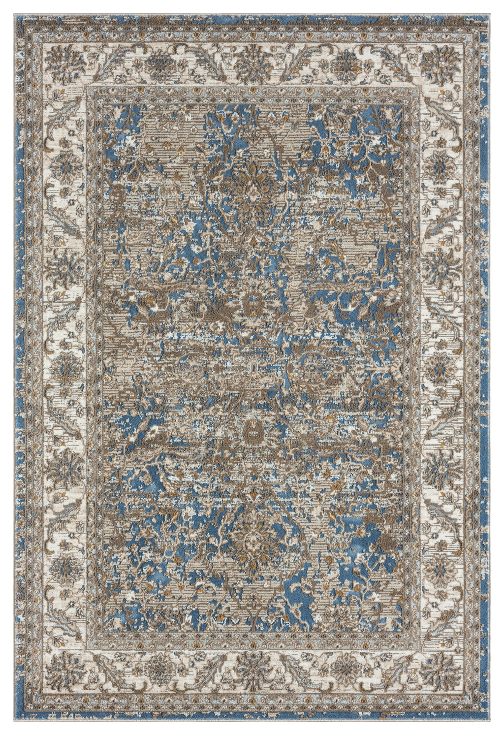 Vintage 553A2 Blue Rug