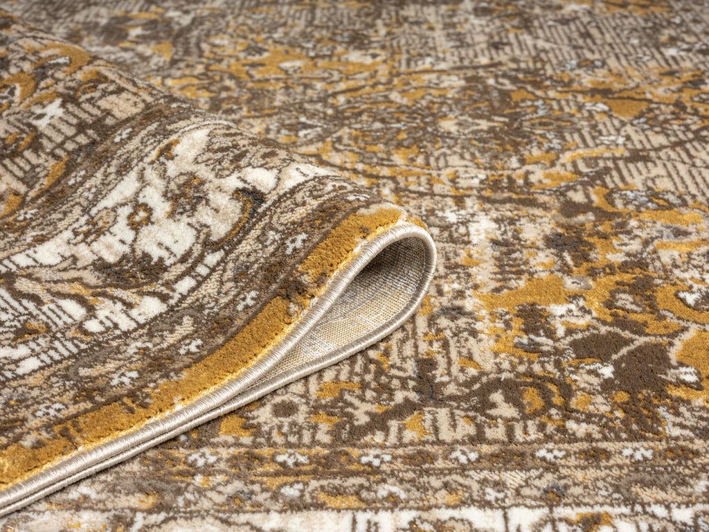 Vintage 553A2 Ochre Rug