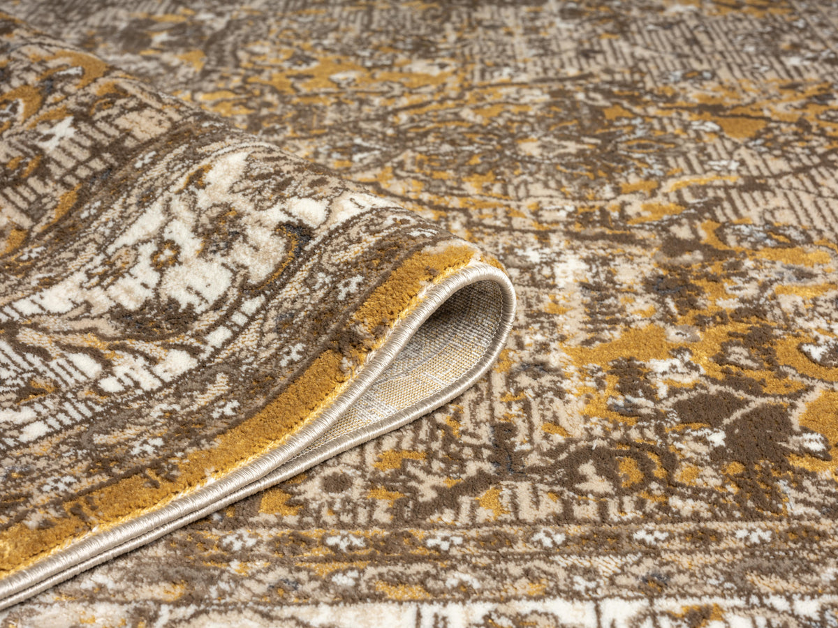 Vintage 553A2 Ochre Rug