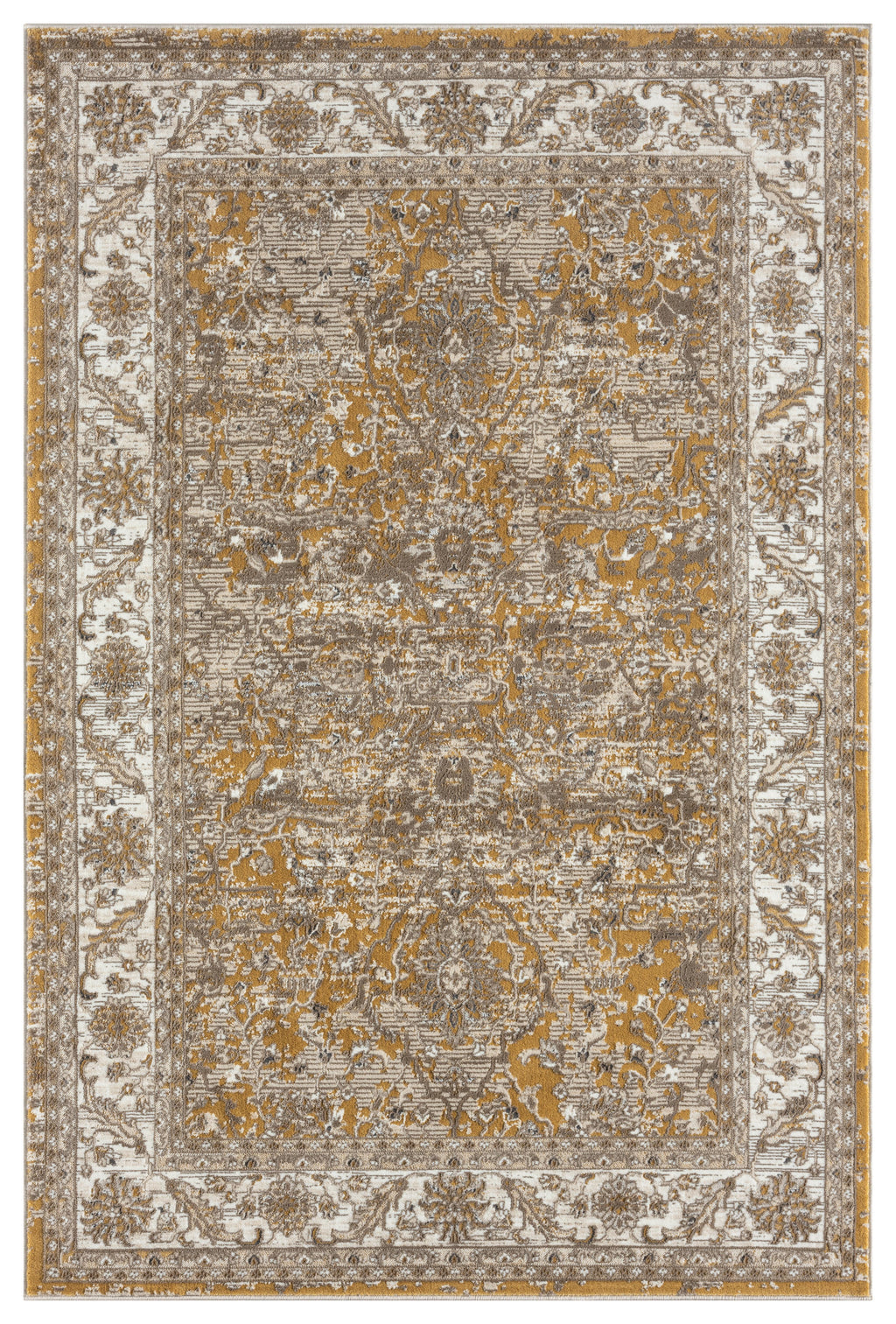 Vintage 553A2 Ochre Rug