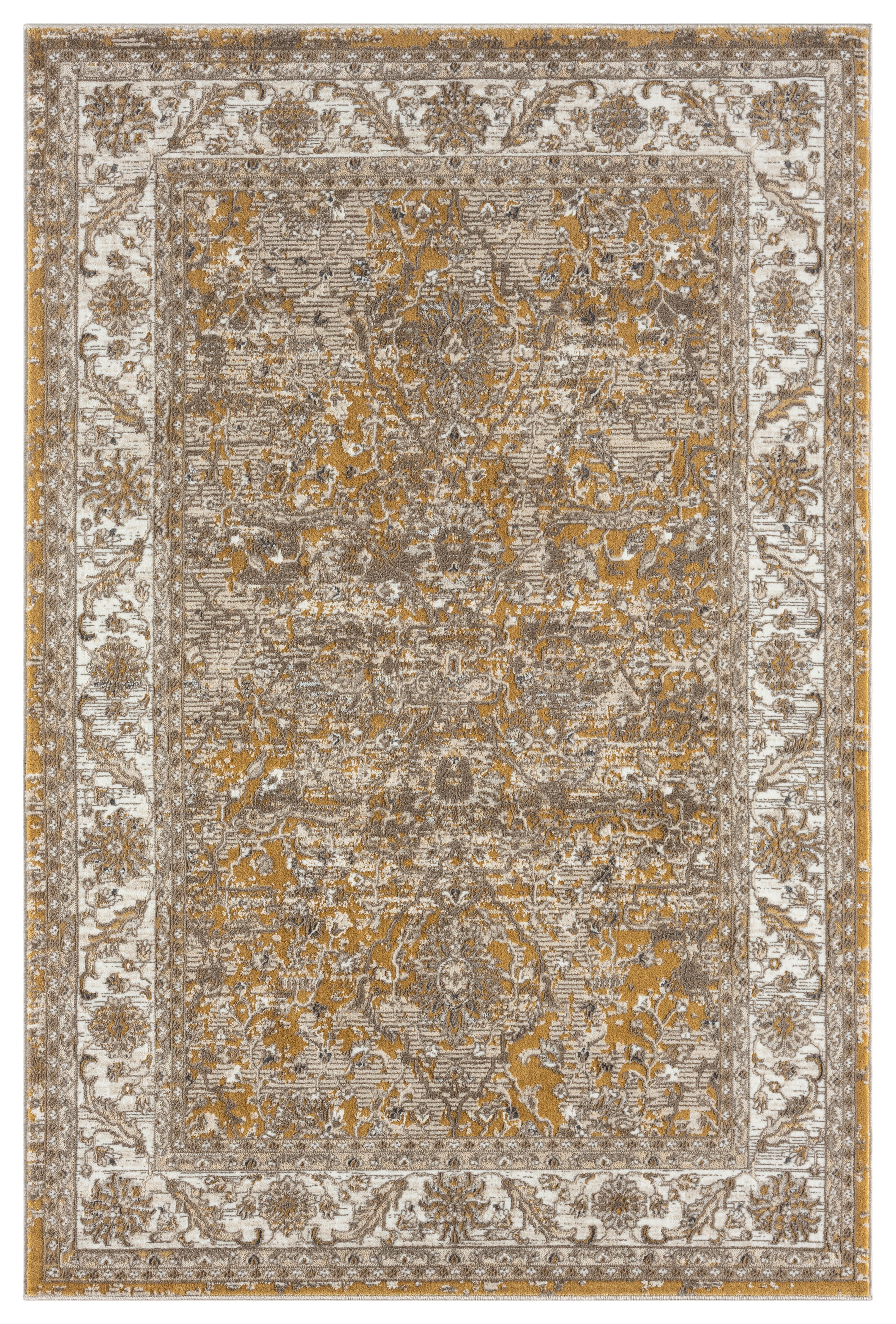 Vintage 553A2 Ochre Rug