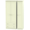 Tall Triple 2 Drawer Robe