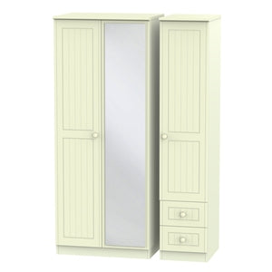 Triple Mirror + Drawer Robe