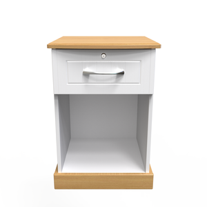 1 Drawer/Open Bedside - With Lock