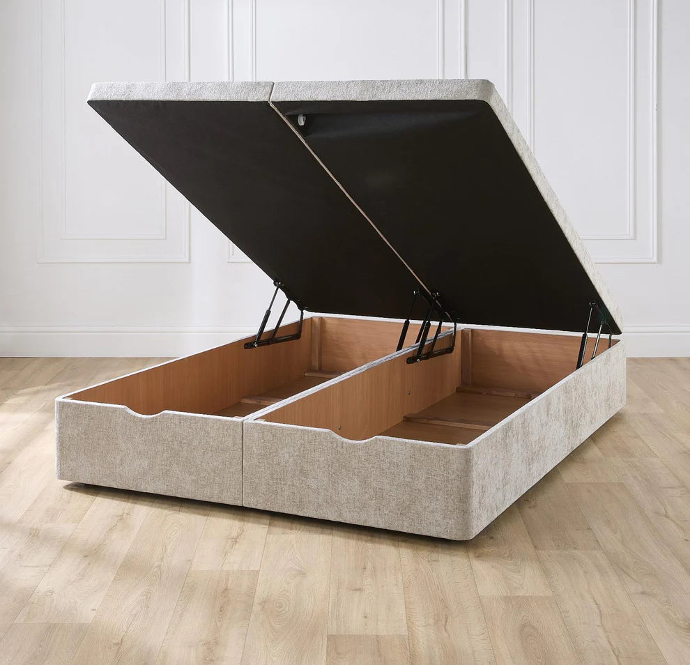 Clyde Ottoman Front Opening Divan Set & 24" Headboard Package Deal