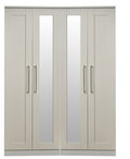 Tall 4 Door Centre Mirror Robe