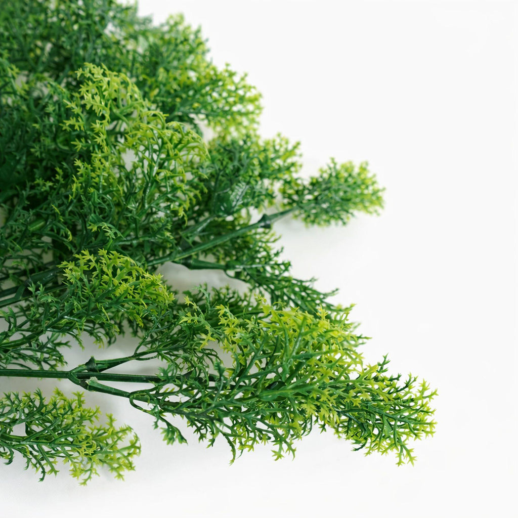 32cm Artificial Fern Foliage Spray Stem – Faux Green Decorative Fillers